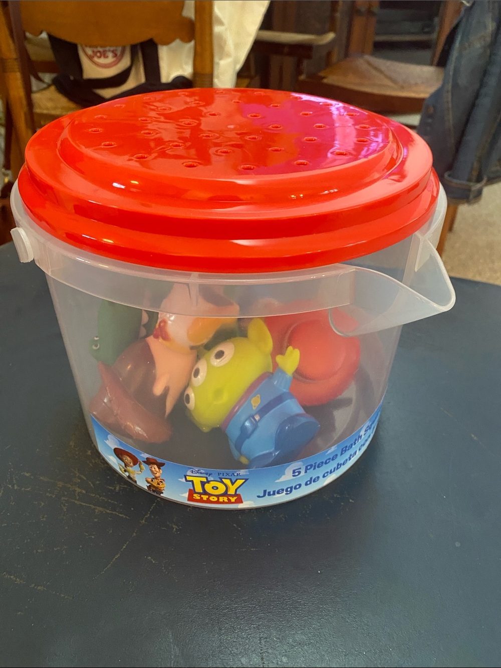 Toy story bath set 5 piece plus bucket